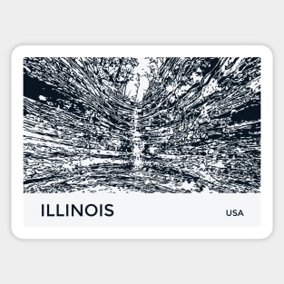 Illinois USA Sticker